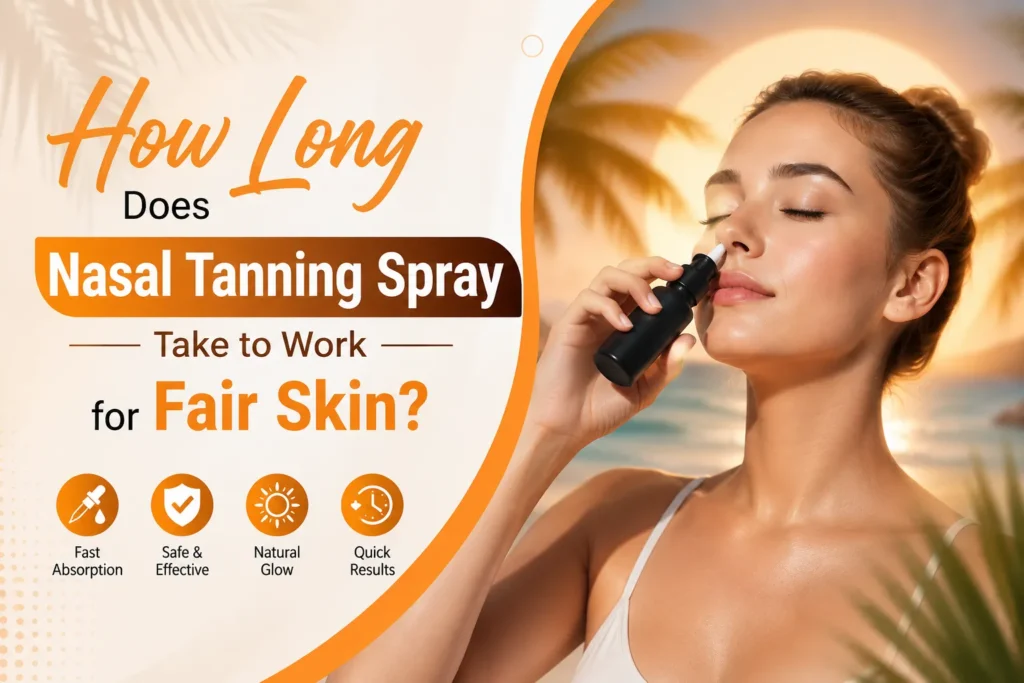 How Long Does Nasal Tanning Spray Take to Work for Fair Skin