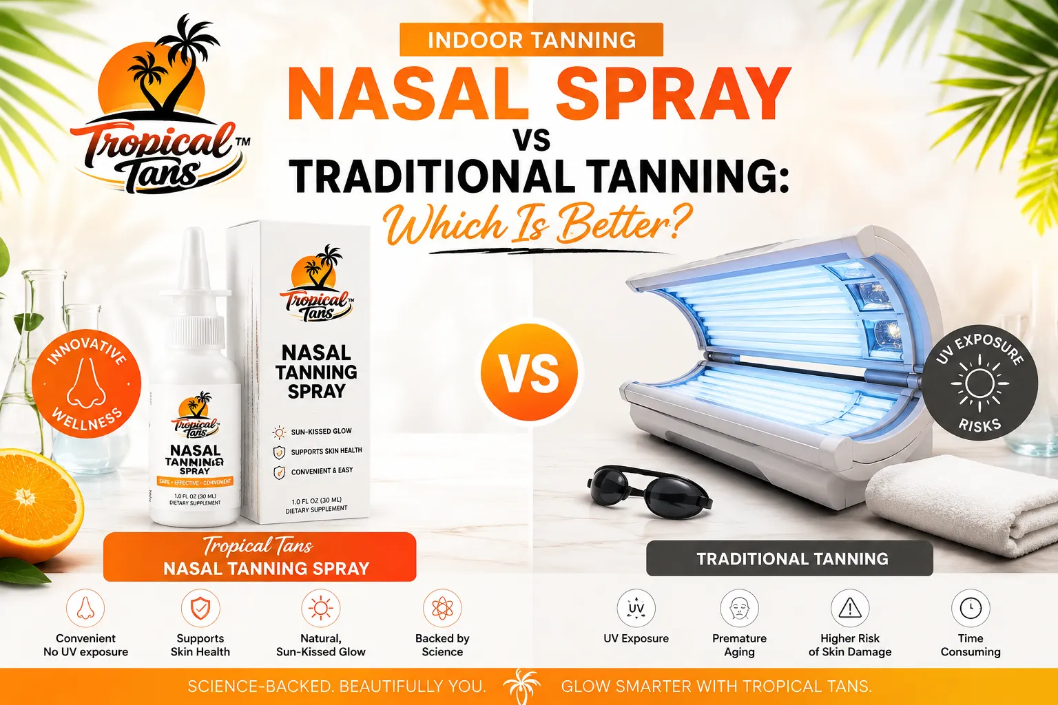 Indoor Tanning vs Traditional Tanning