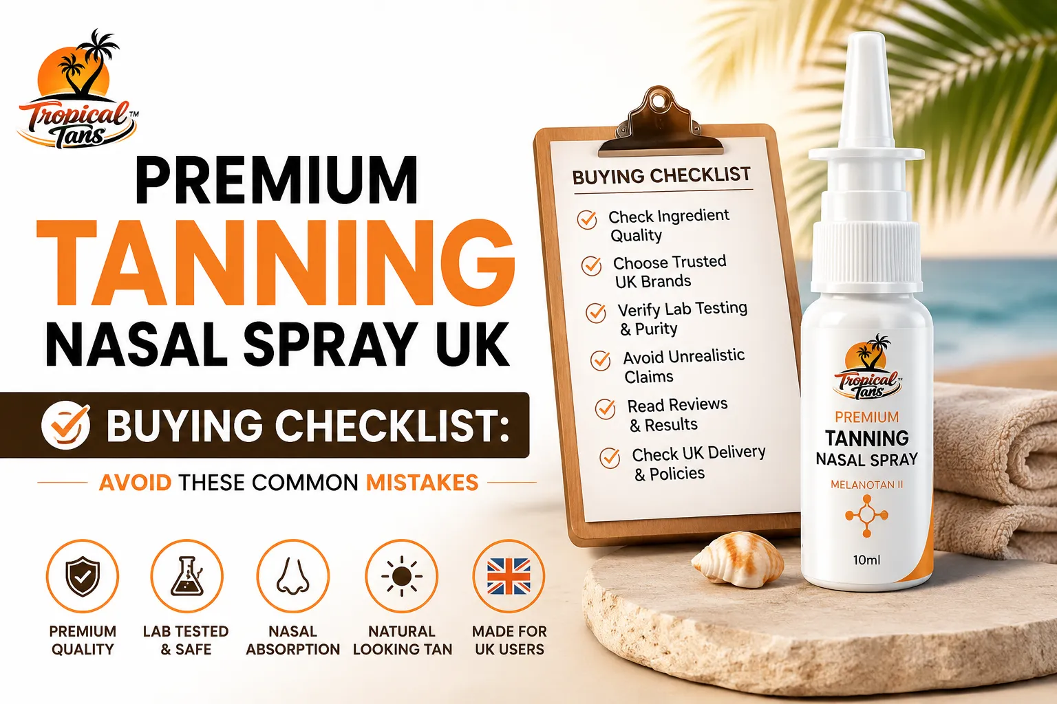 Premium Tanning Nasal Spray UK Buying Checklist: Avoid These Common Mistakes